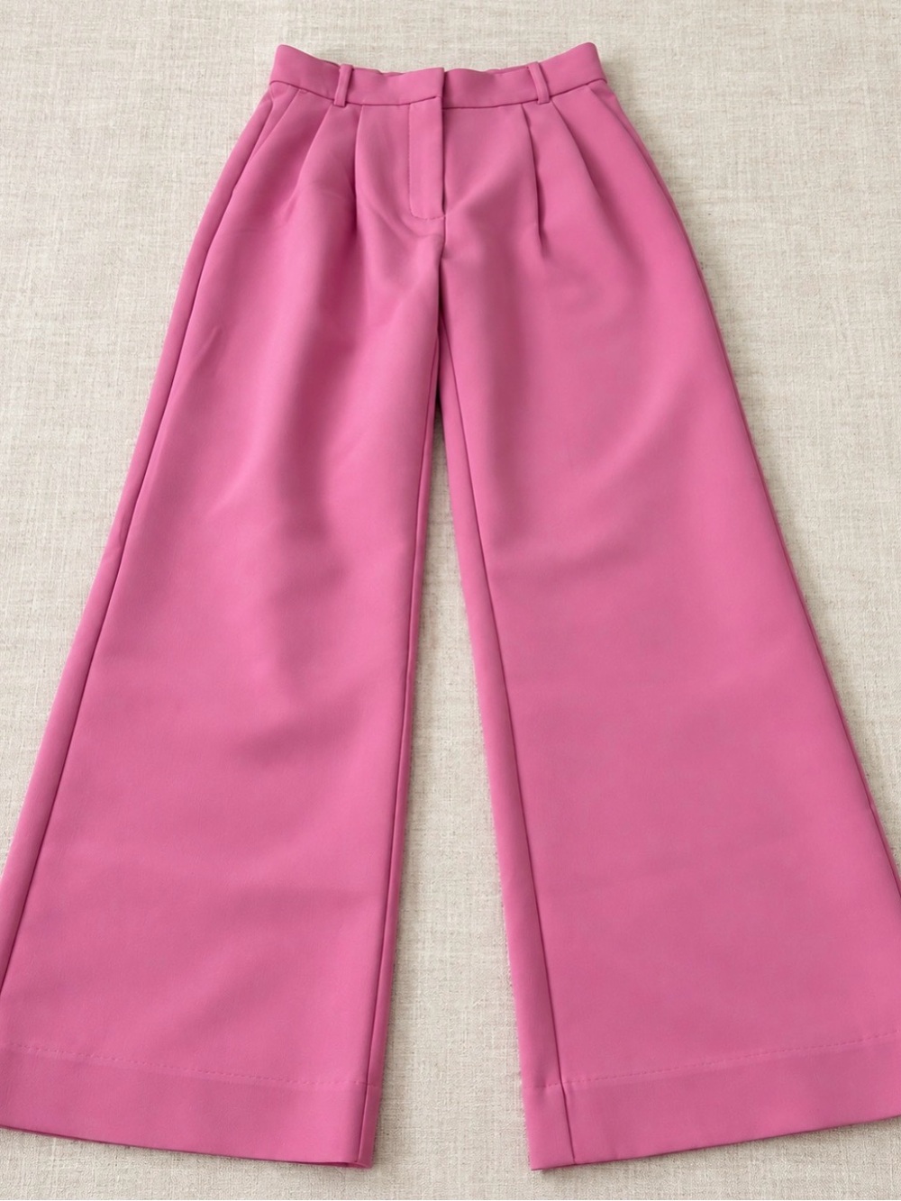 Abercrombie & Fitch Pink High-Waisted Work Pants